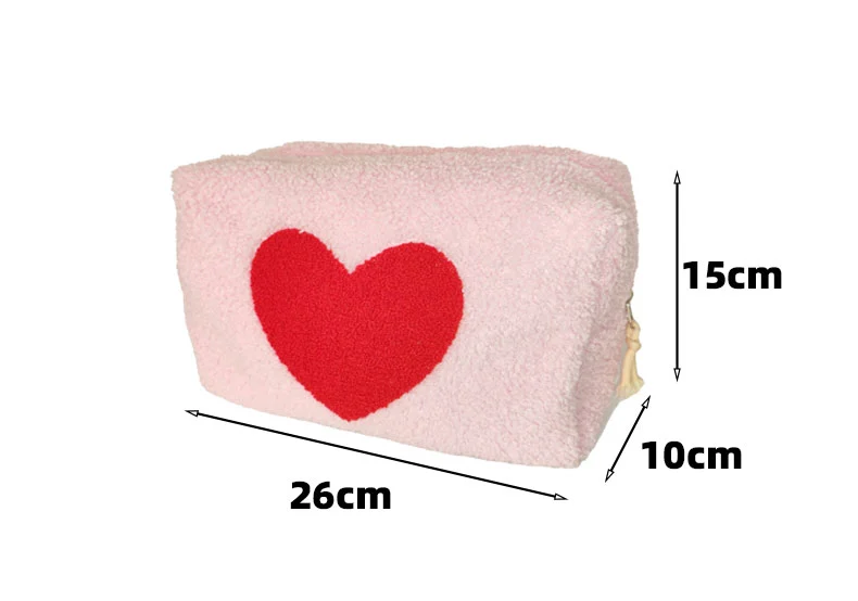 Wool Fleece Cosmetic Bag