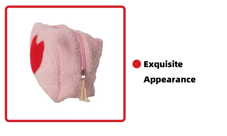 Wool Fleece Cosmetic Bag