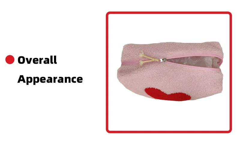 Wool Fleece Cosmetic Bag