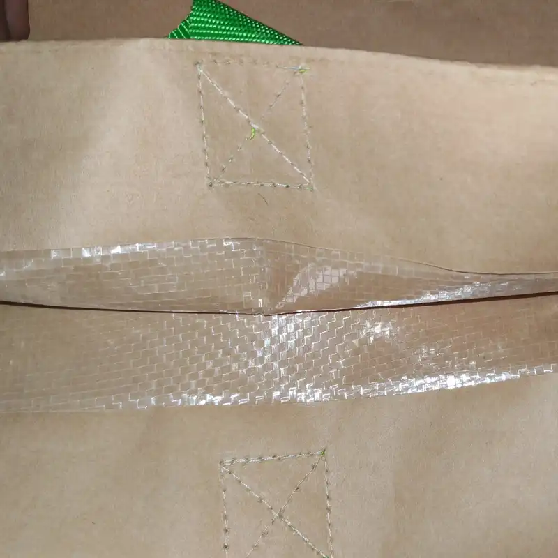 Kraft Paper Woven Handbag With Handle
